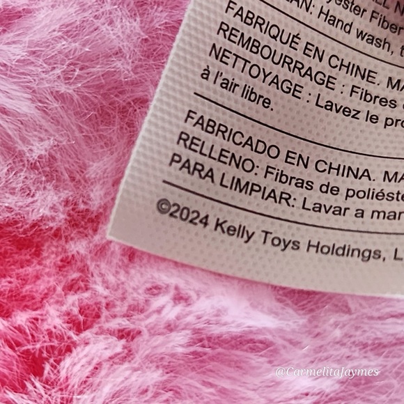 GWENDLE 🐷 Pink Spotted HTF Fuzzamallow Original Squishmallows By Kellytoy NWT - Picture 6 of 7